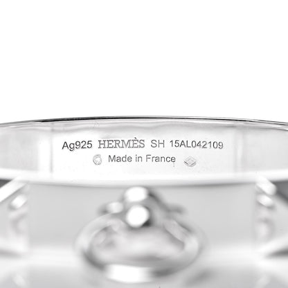 Hermes Sterling Silver PM Collier De Chien Bracelet SH 4 of 5