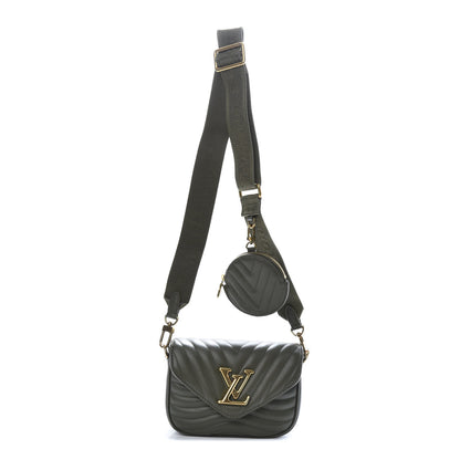 Louis Vuitton Calfskin New Wave Multi Pochette Kaki 1 of 10