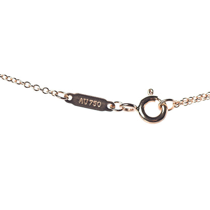 Tiffany 18K Rose Gold Infinity Pendant Necklace 4 of 6