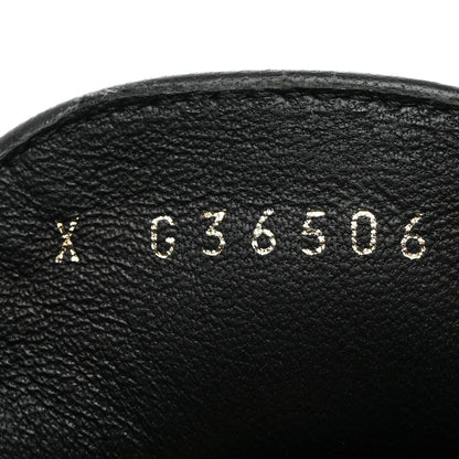 Chanel Lambskin Quilted Boy Loafers 38 Black 6 of 8