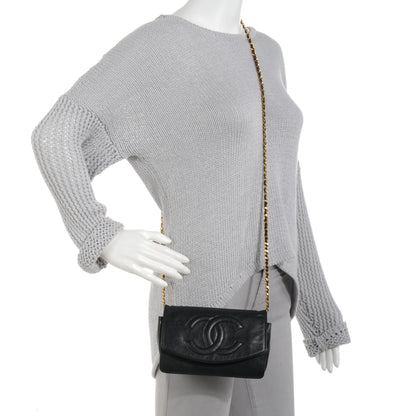 Chanel Caviar Wallet on Chain WOC Black 2 of 8