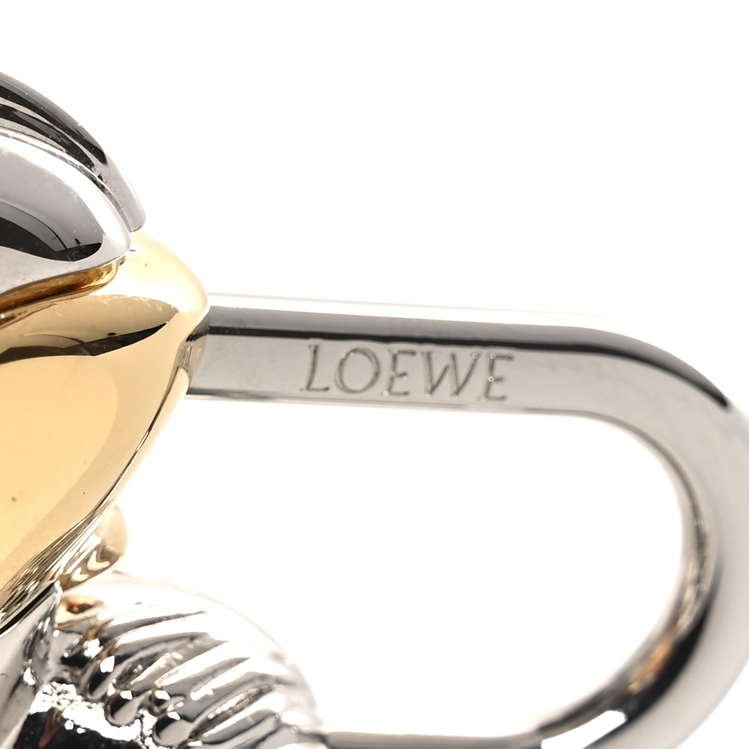Loewe Metal Horse Lock Charm Silver Gold 1904680 – FASHIONPHILE
