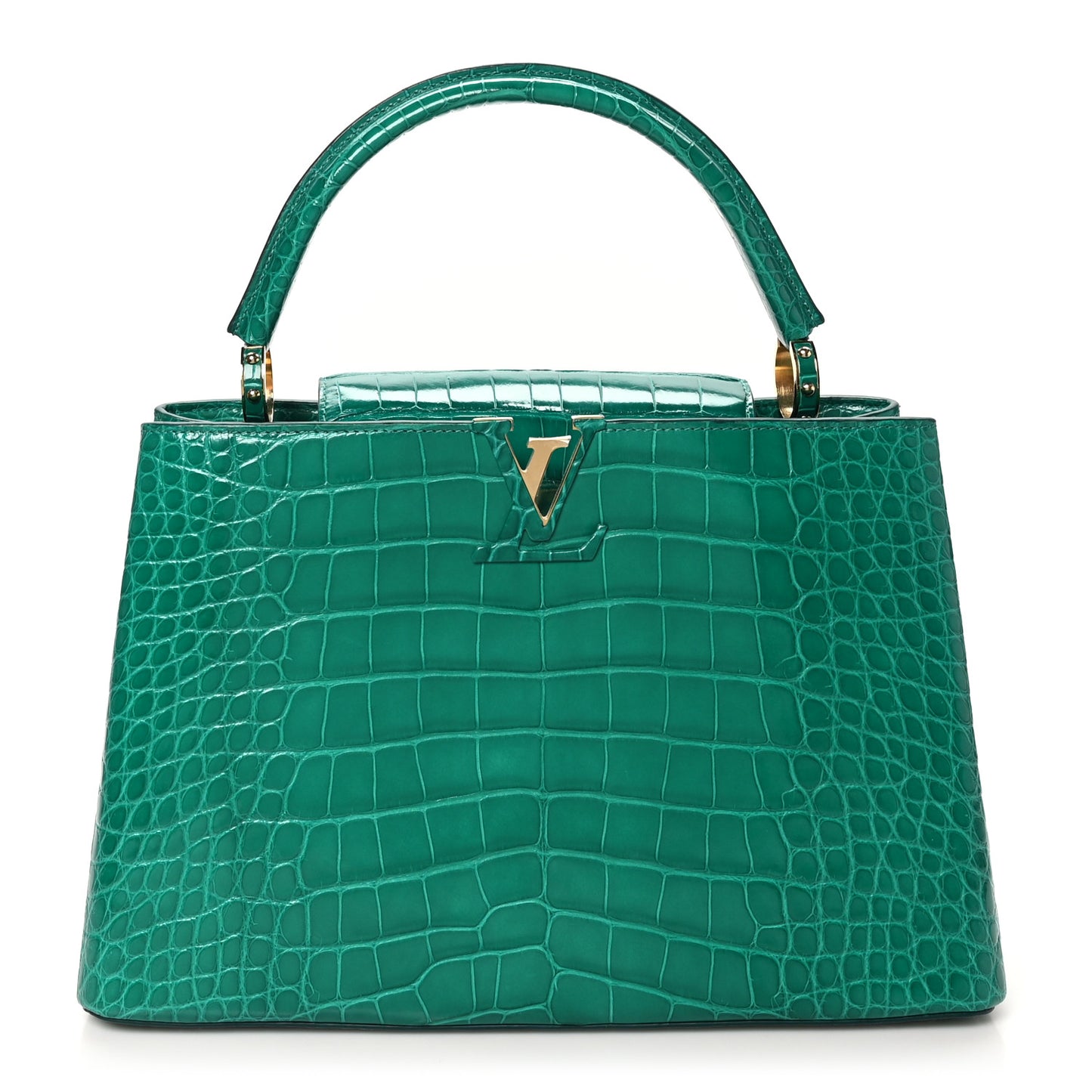 Alligator Capucines MM Emeraude