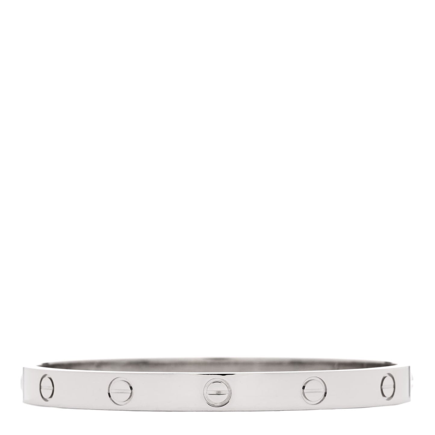 18K White Gold LOVE Bracelet 18