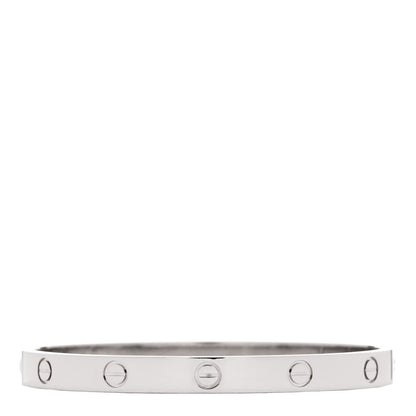 Cartier 18K White Gold LOVE Bracelet 18 2 of 4