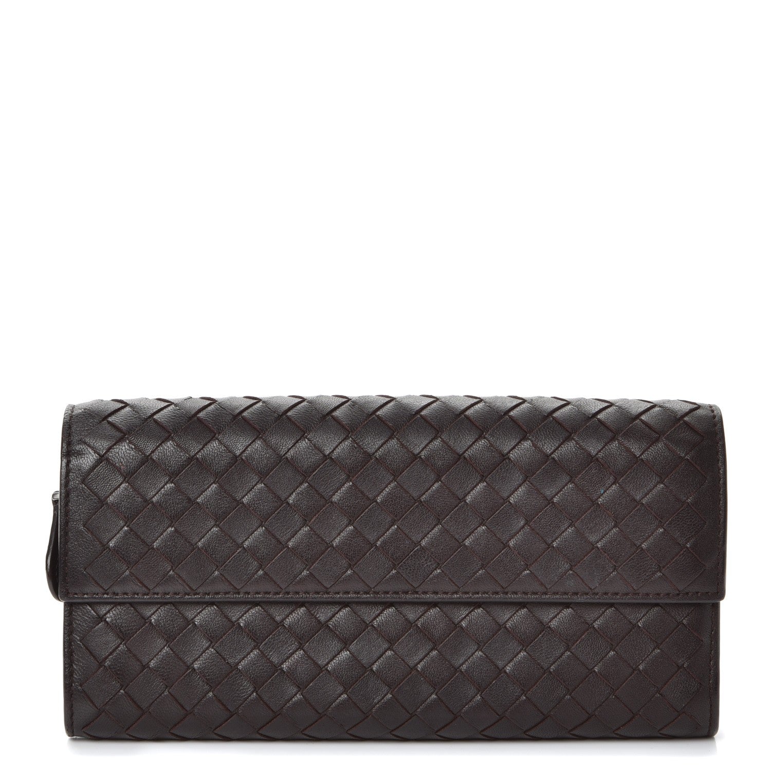 Bottega Veneta Nappa Intrecciato Continental Wallet Ebano 1 of 9