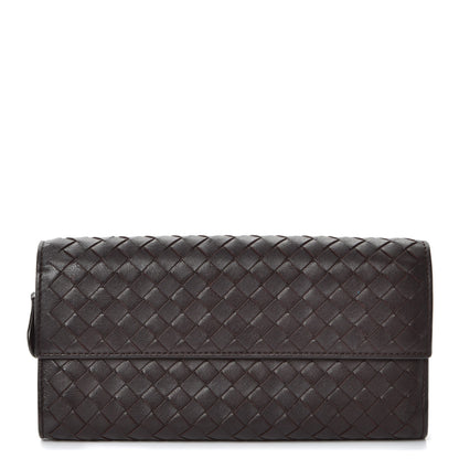 Bottega Veneta Nappa Intrecciato Continental Wallet Ebano 1 of 9
