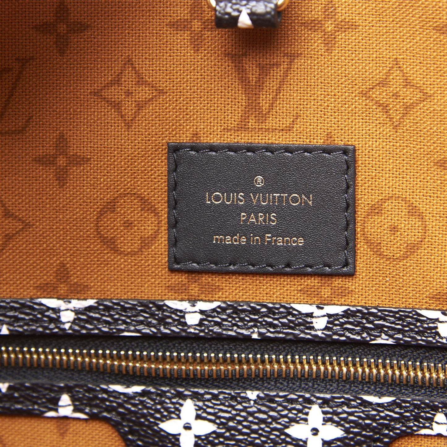 Monogram Giant Crafty Neverfull MM Creme Caramel