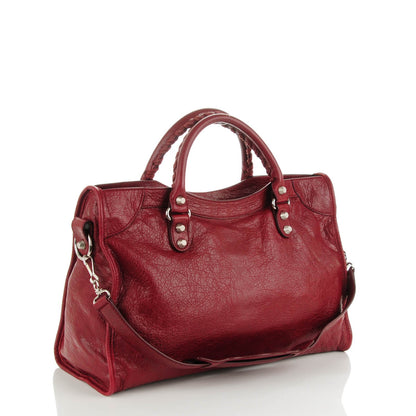 Balenciaga Agneau Giant 12 Silver Hardware City Rouge Cerise 3 of 8