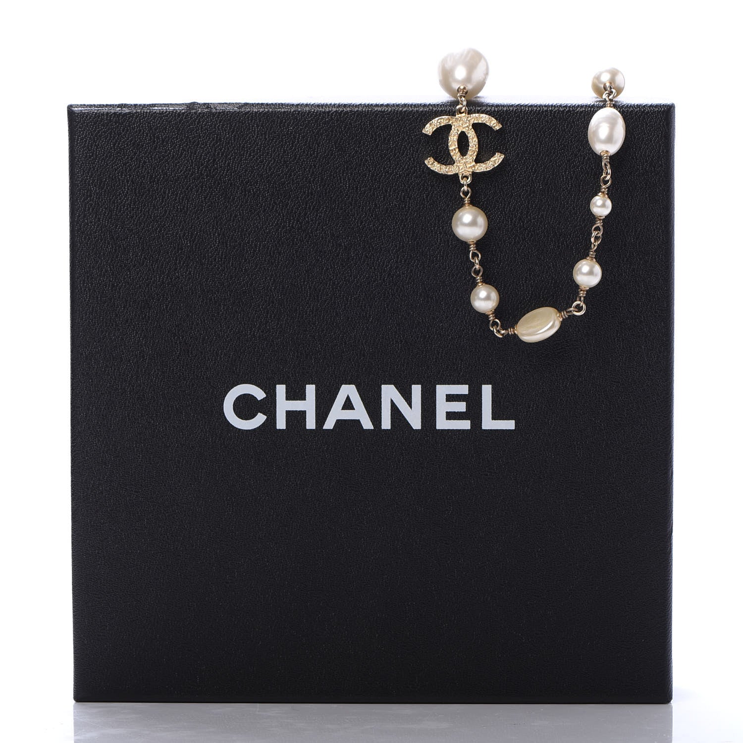 Chanel Pearl Precious Symbols CC Short Necklace Gold 6 of 6