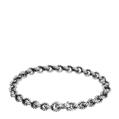 David Yurman Sterling Silver Buck Twist Cable Bracelet 2 of 3