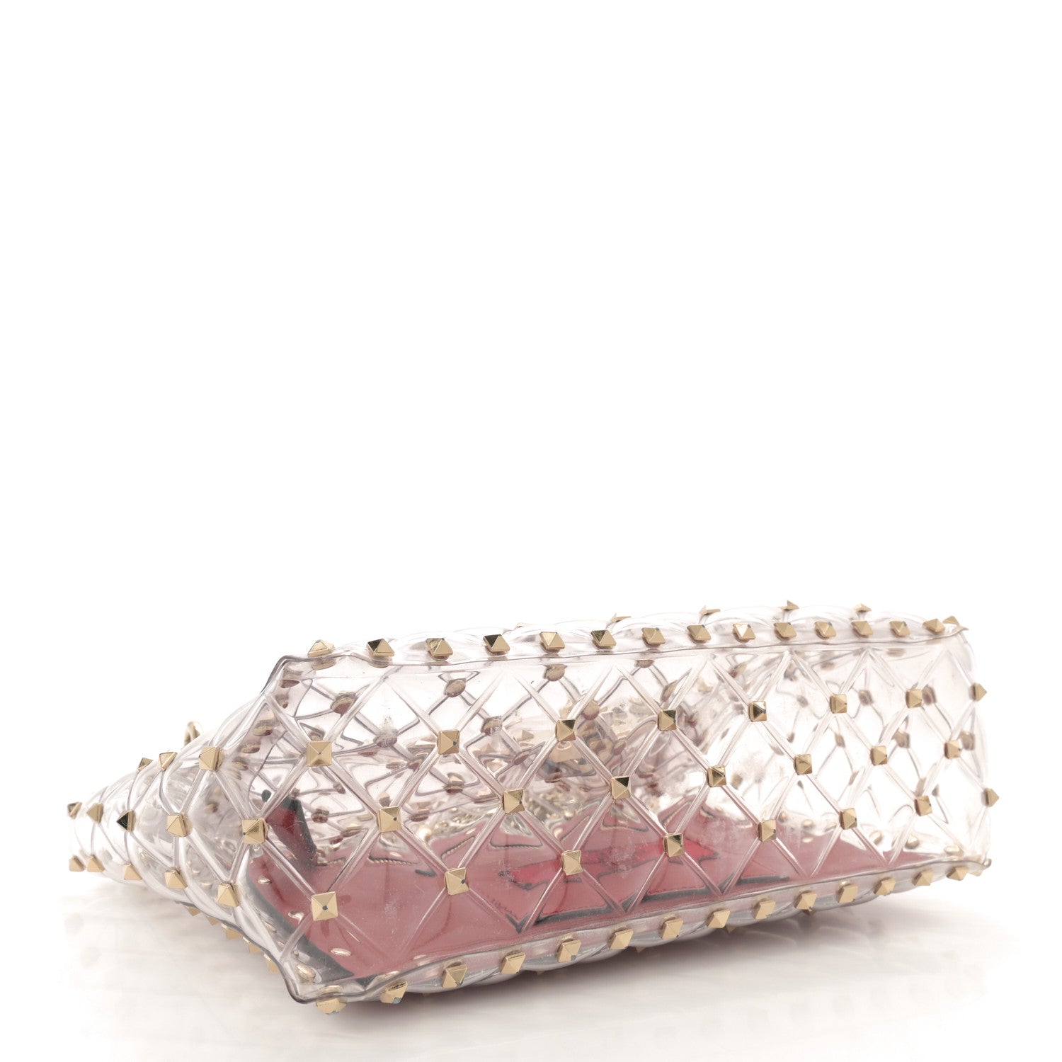 Valentino Garavani PVC Medium Rockstud Spike Shoulder Bag 4 of 11