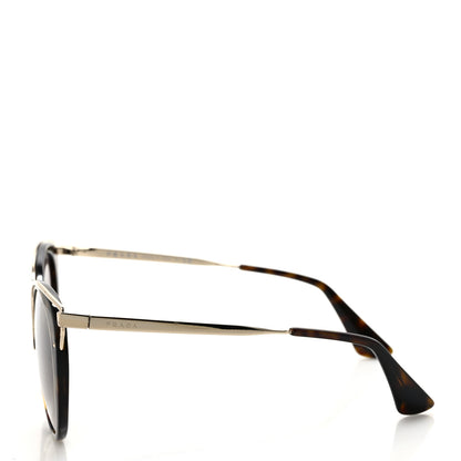 Prada Horn Metal Cinema Sunglasses SPR66T Tortoise 4 of 8