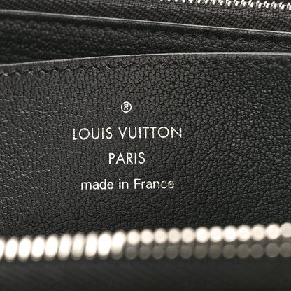 Louis Vuitton Snakeskin Monogram Zippy Padlock Wallet Black 6 of 9