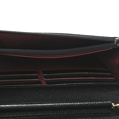 Chanel Caviar Quilted Wallet On Chain WOC Black 4 of 4