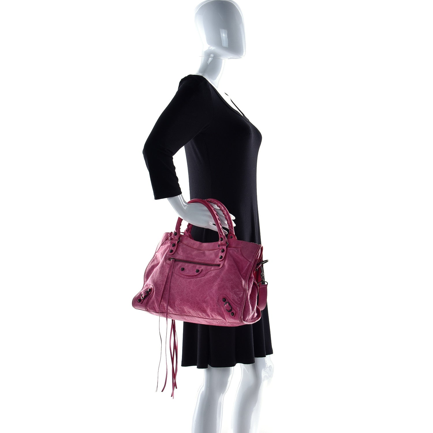 Balenciaga Agneau Classic Hardware City Sorbet 4 of 16