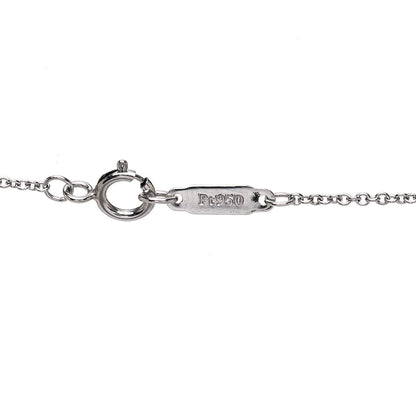 Tiffany Platinum Diamond 1.96ctw Heart Pendant Necklace 4 of 5