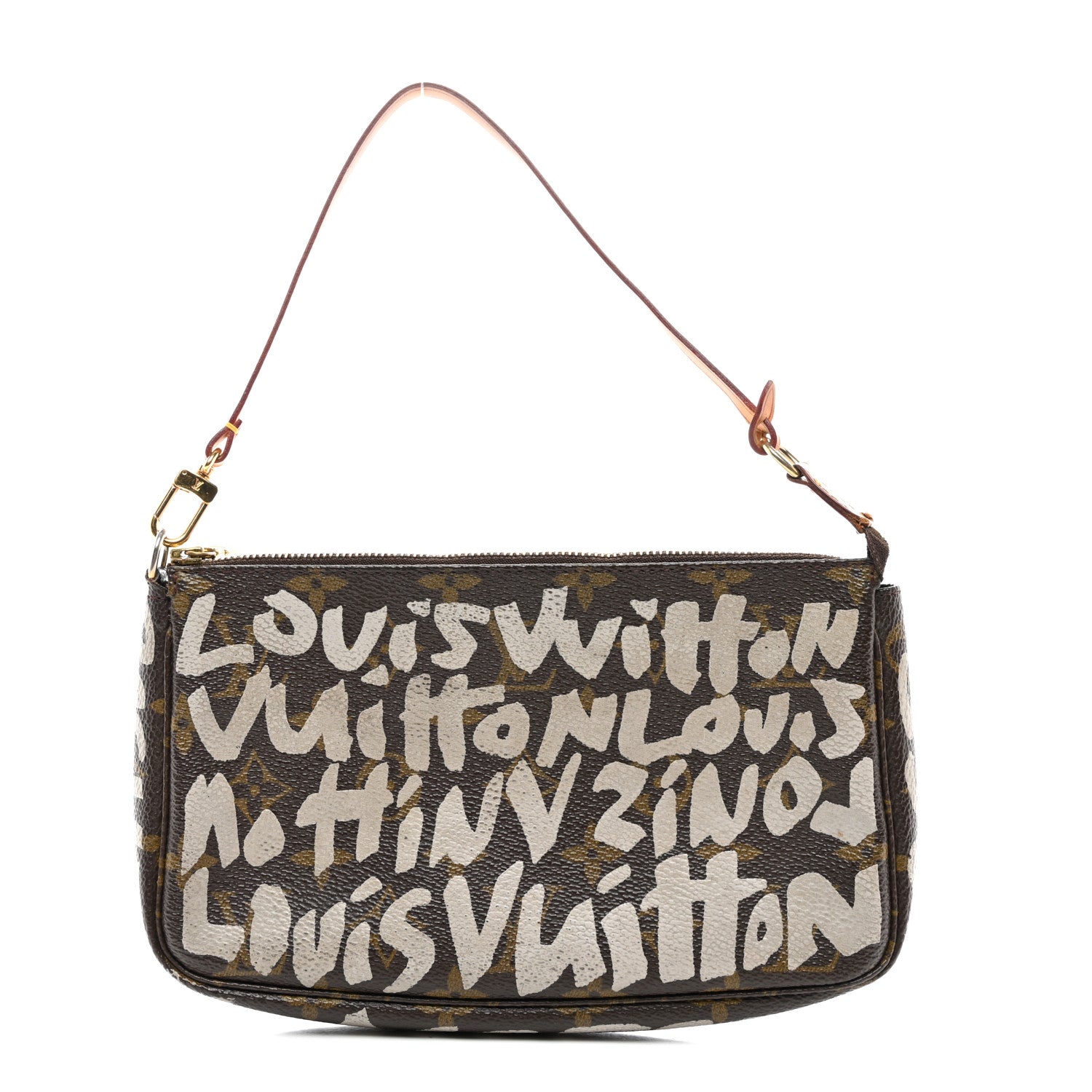 Louis Vuitton Monogram Graffiti Pochette Accessories Silver 1 of 11