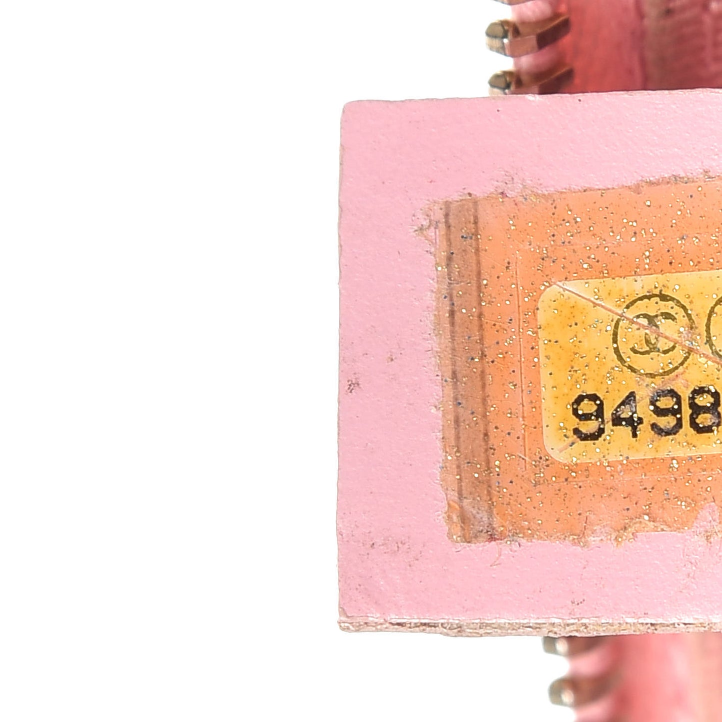 Caviar Quilted Pochette Pink