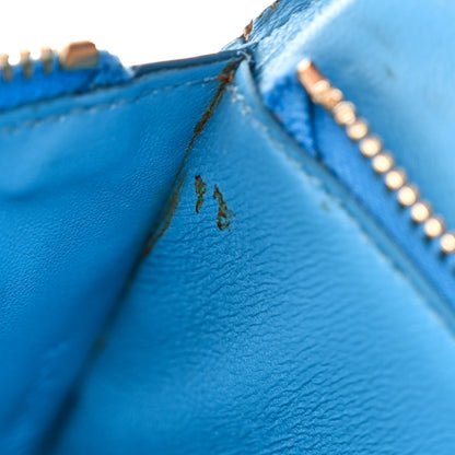 Celine Box Calfskin Medium Classic Box Flap Bag Blue 8 of 13