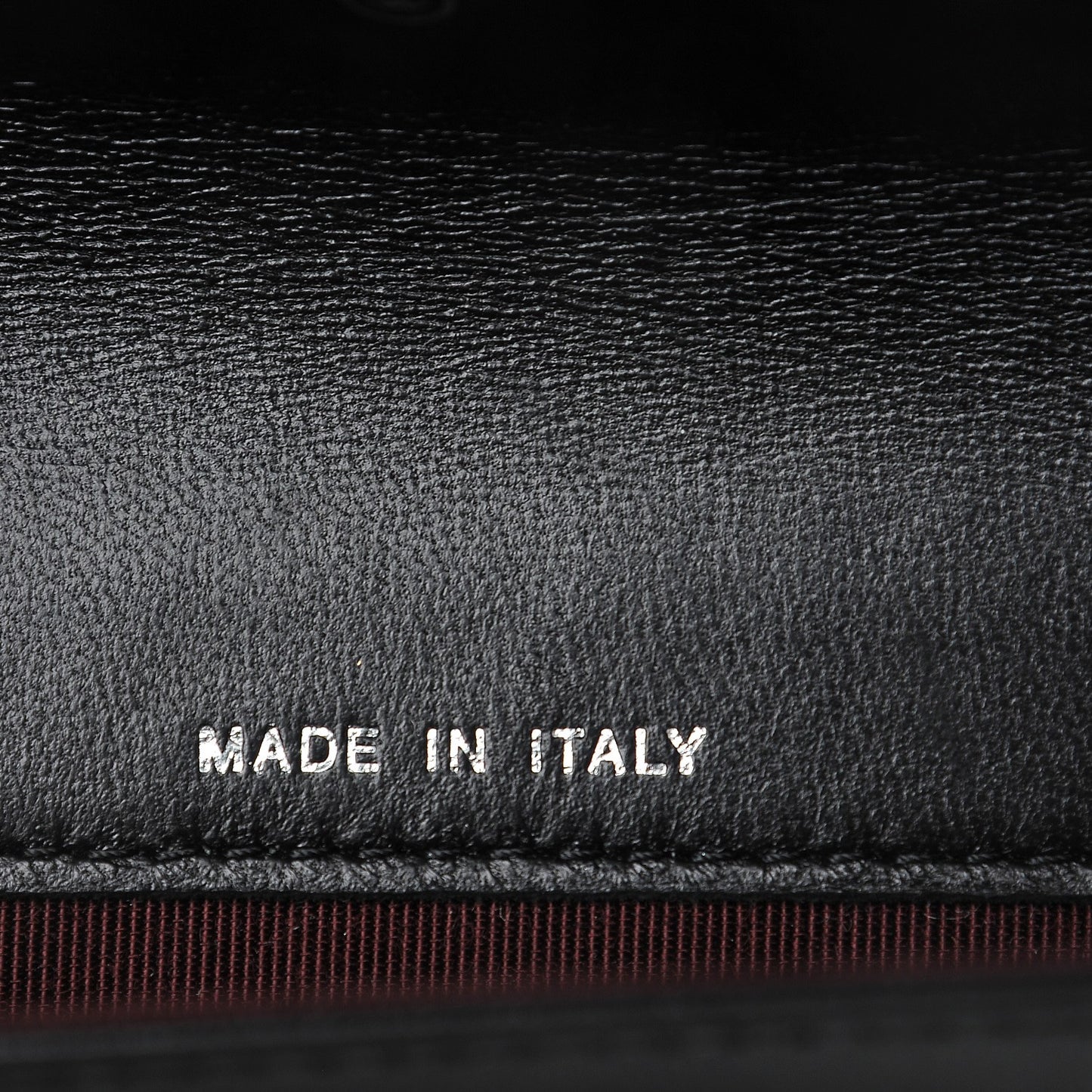 Lambskin Quilted Flap Card Holder Black