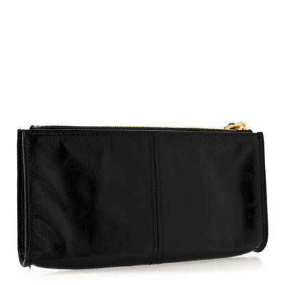 Prada Shiny Calf Pouch Black 3 of 7