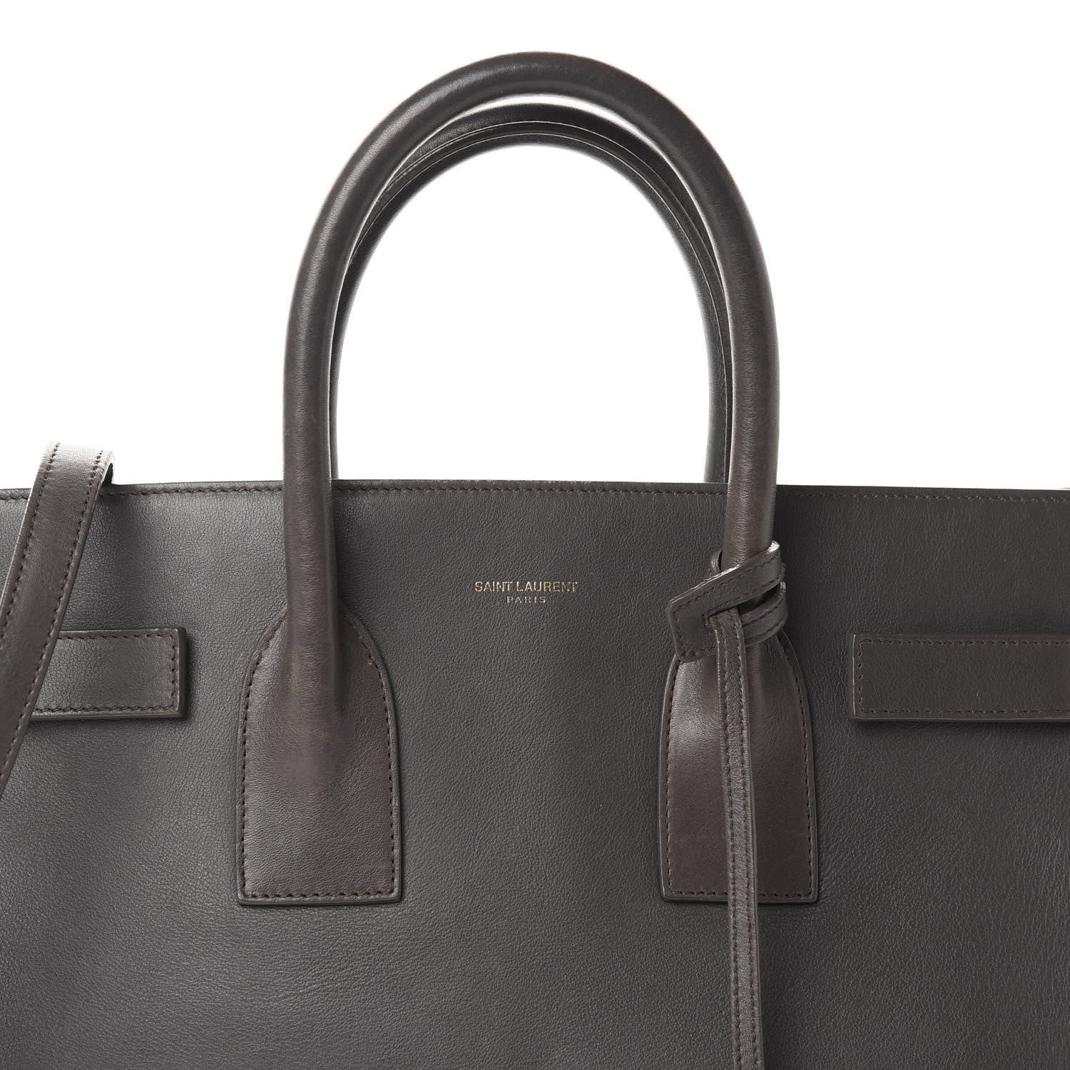 Saint Laurent Calfskin Small Sac De Jour Fog 11 of 11