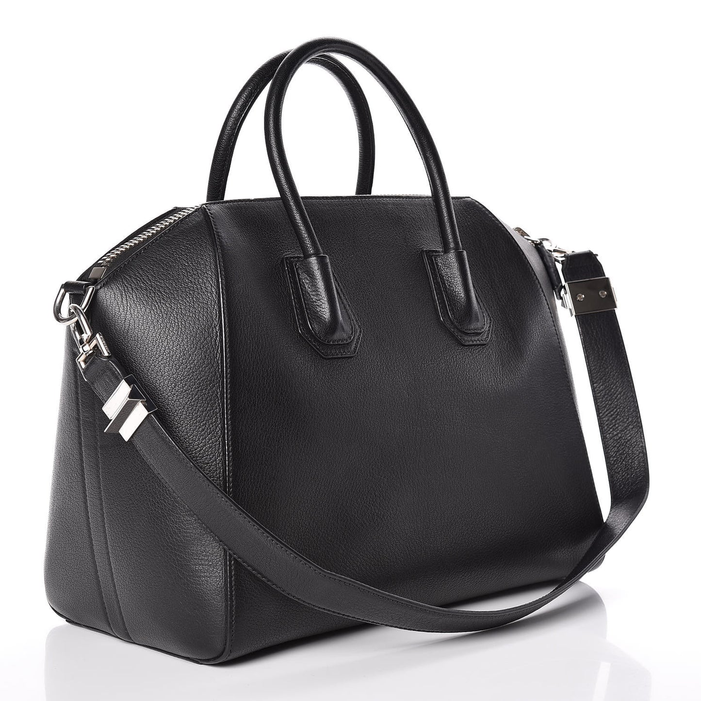 Sugar Goatskin Medium Antigona Black