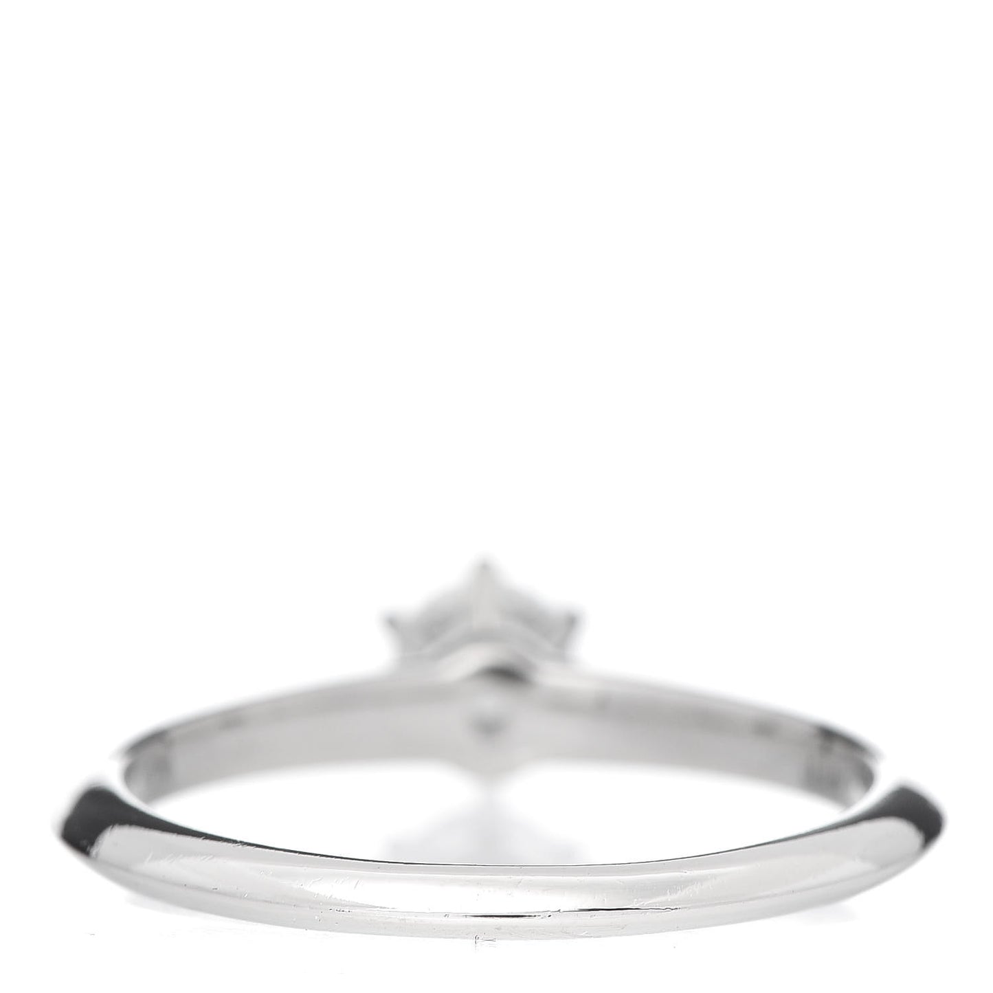 Platinum Diamond .40ct Solitaire Engagement Ring 56 7.5
