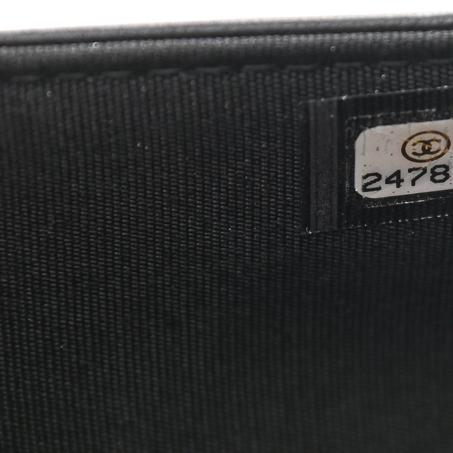 Orylag Lambskin Wallet On Chain Black