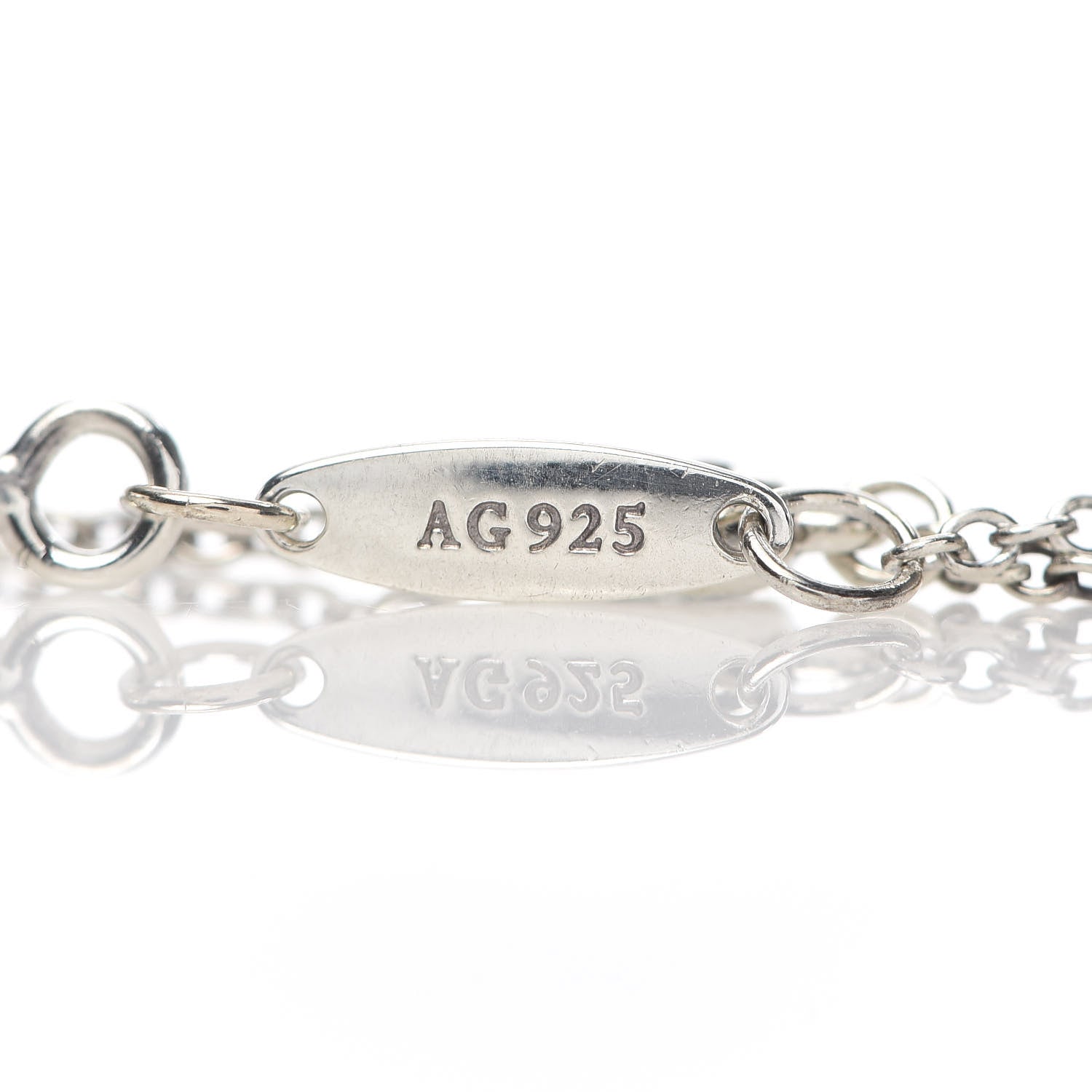 Tiffany Sterling Silver Aquamarine Elsa Peretti Color By The Yard Bracelet 6 of 6