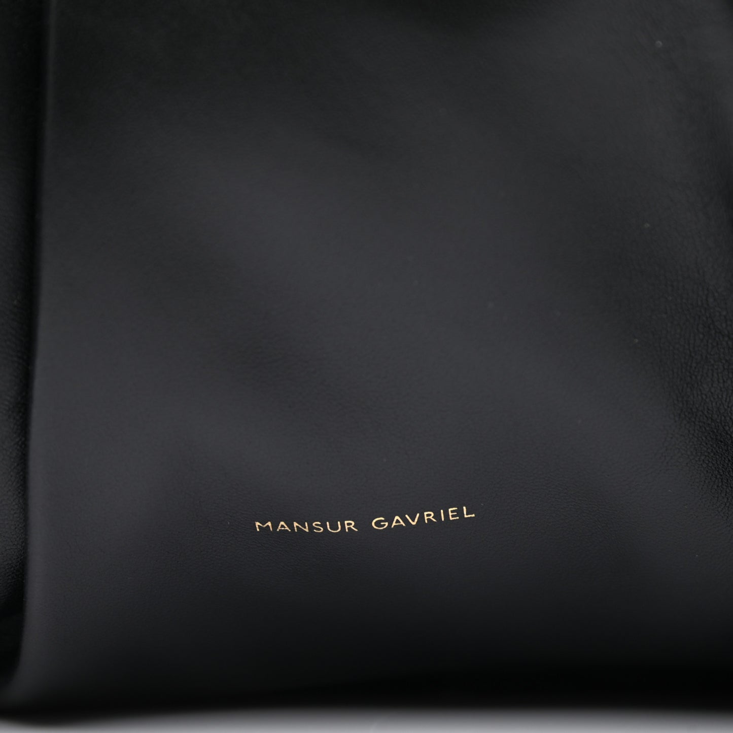 Lambskin Wave Frame Clutch Black