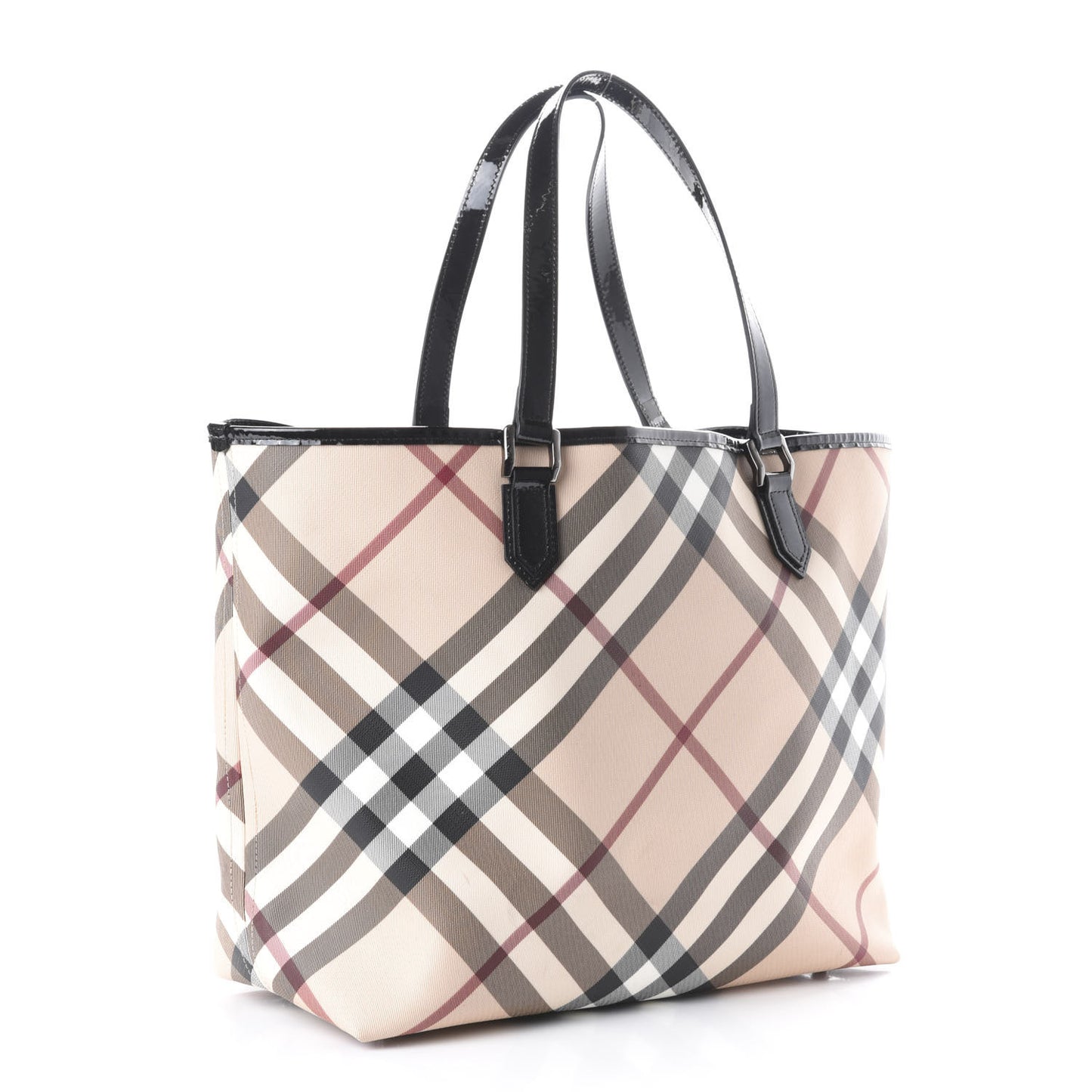 Nova Check Large Nickie Tote Black