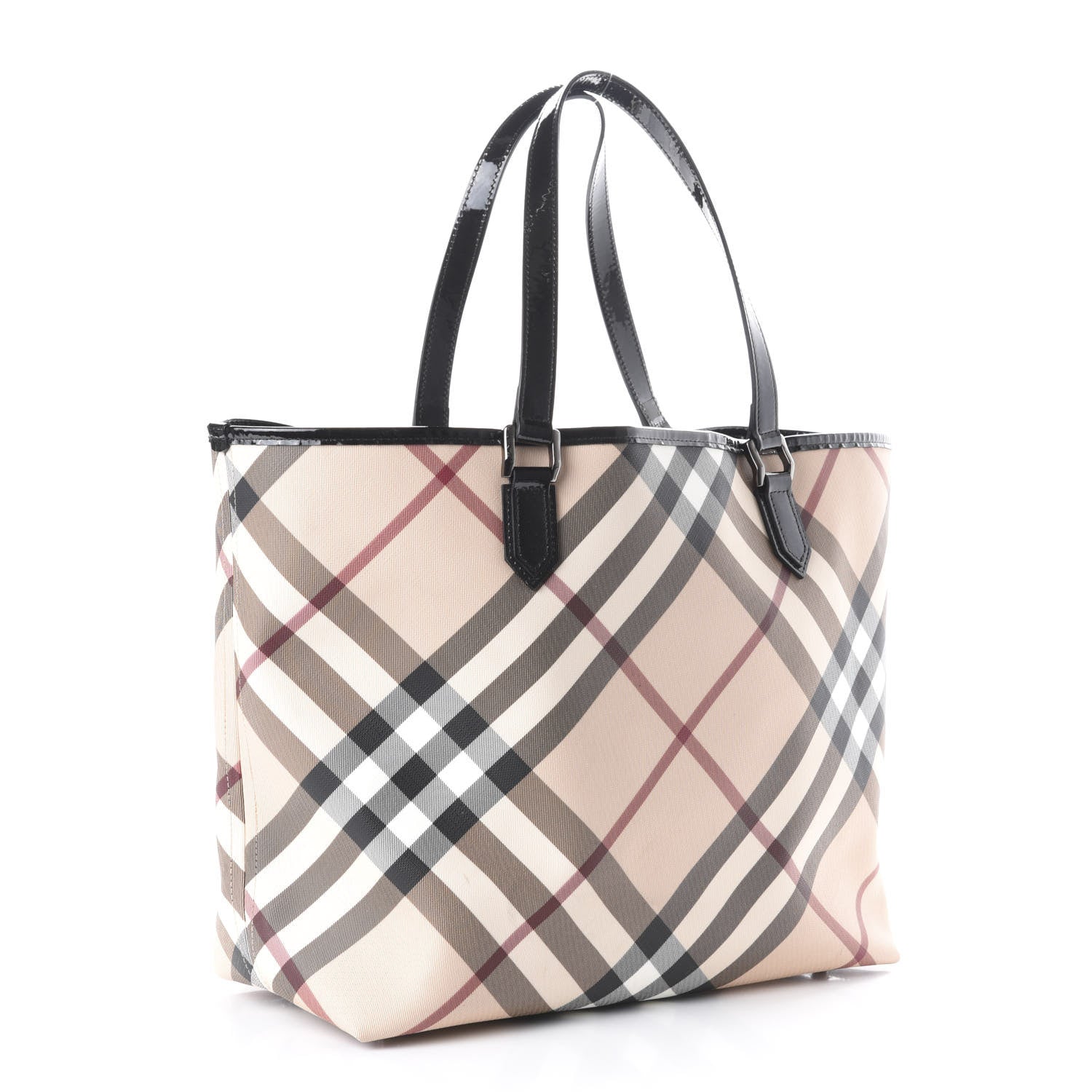 Burberry Nova Check Large Nickie Tote Black 3 of 12