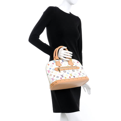 Louis Vuitton Monogram Multicolor Alma White 2 of 10