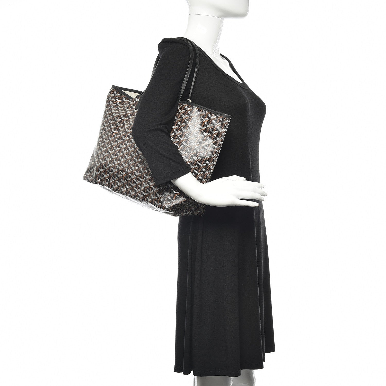 Goyard Goyardine Saint Louis PM Black 2 of 10