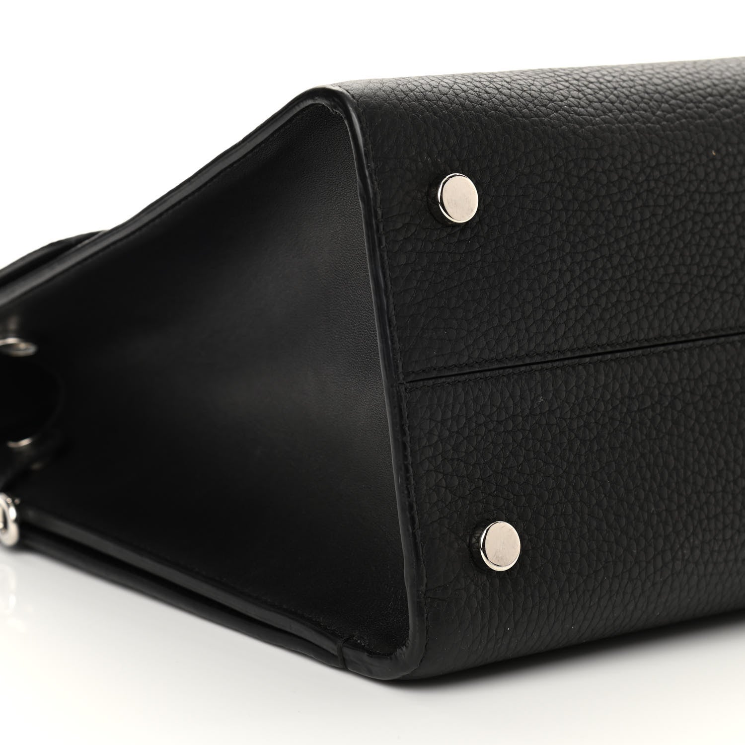 Christian Dior Grained Calfskin Medium Diorever Flap Black 9 of 12