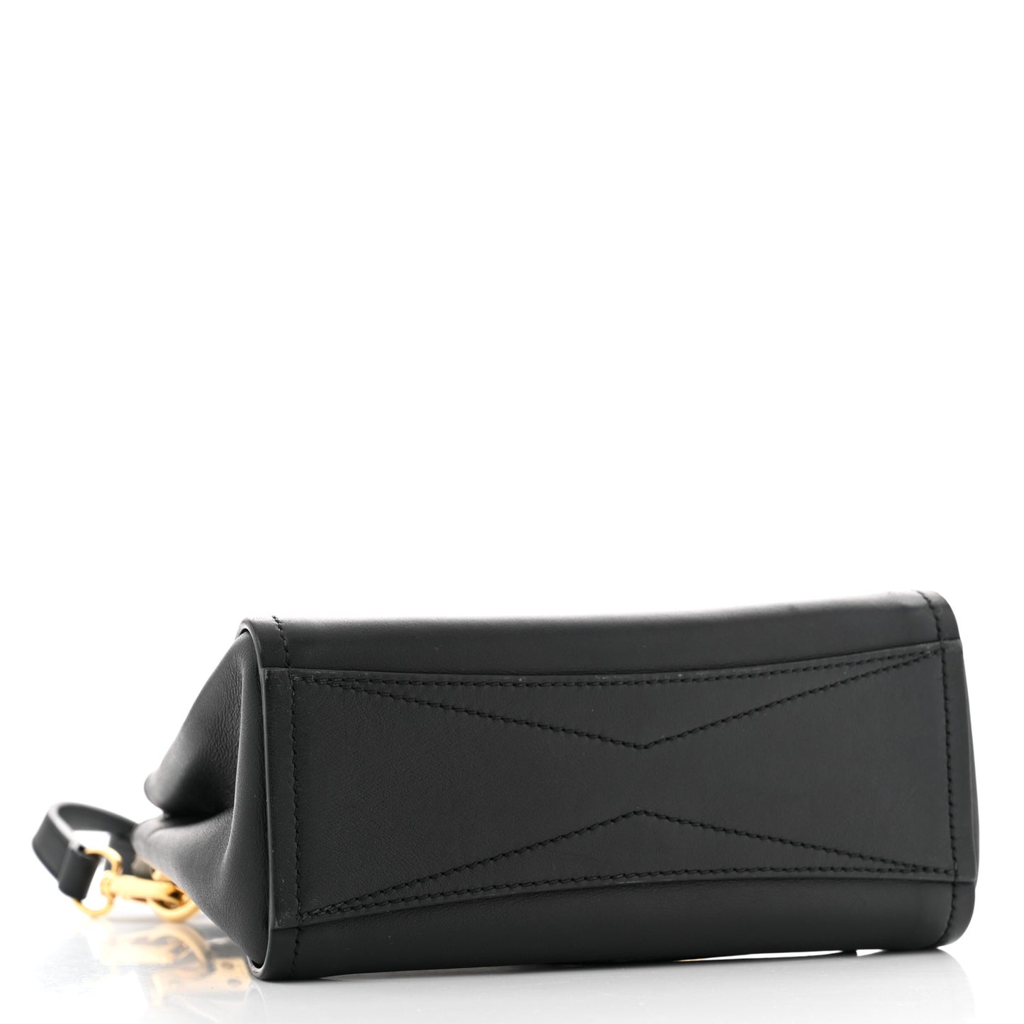 Calfskin Small Mystic Shoulder Bag Black