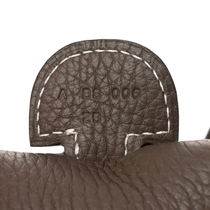 Hermes Taurillon Clemence Evelyne III GM Etoupe 7 of 10
