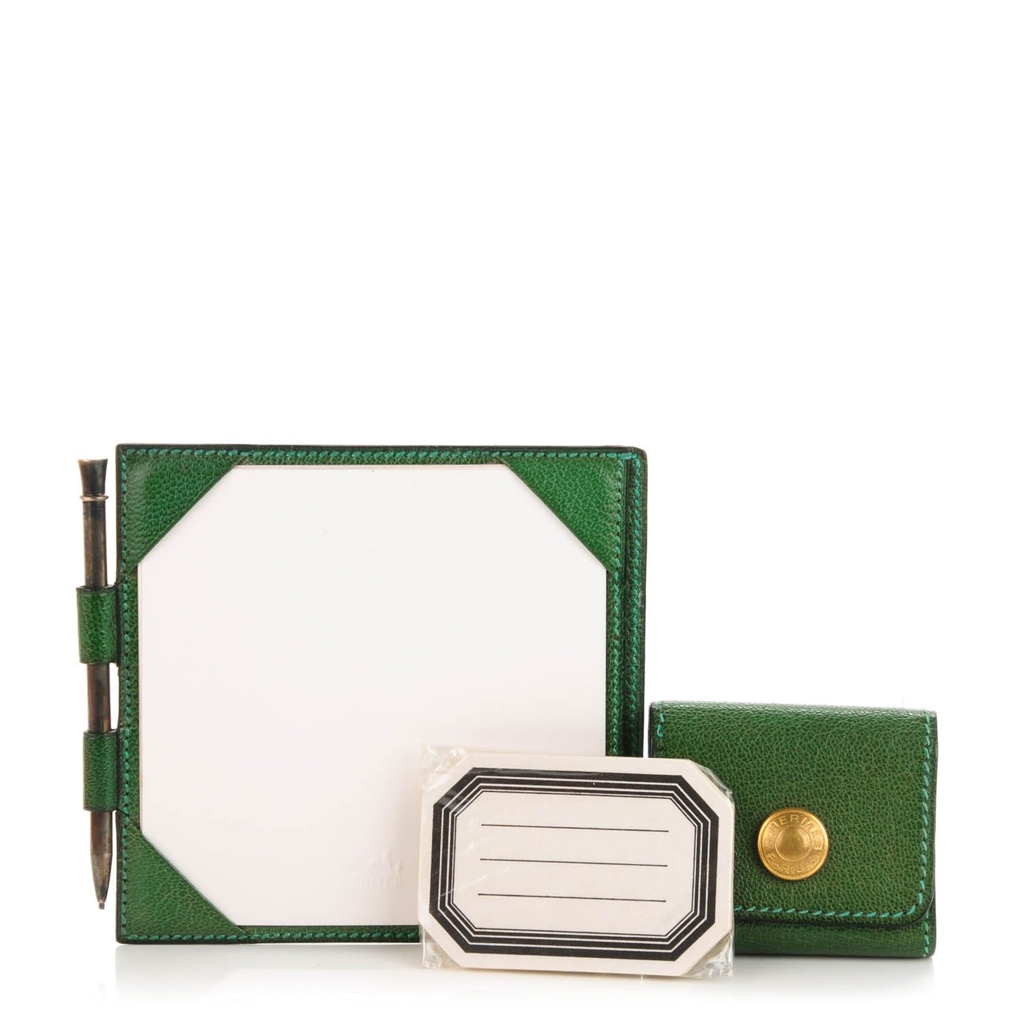 Chevre Note Pad Set Vert Clair