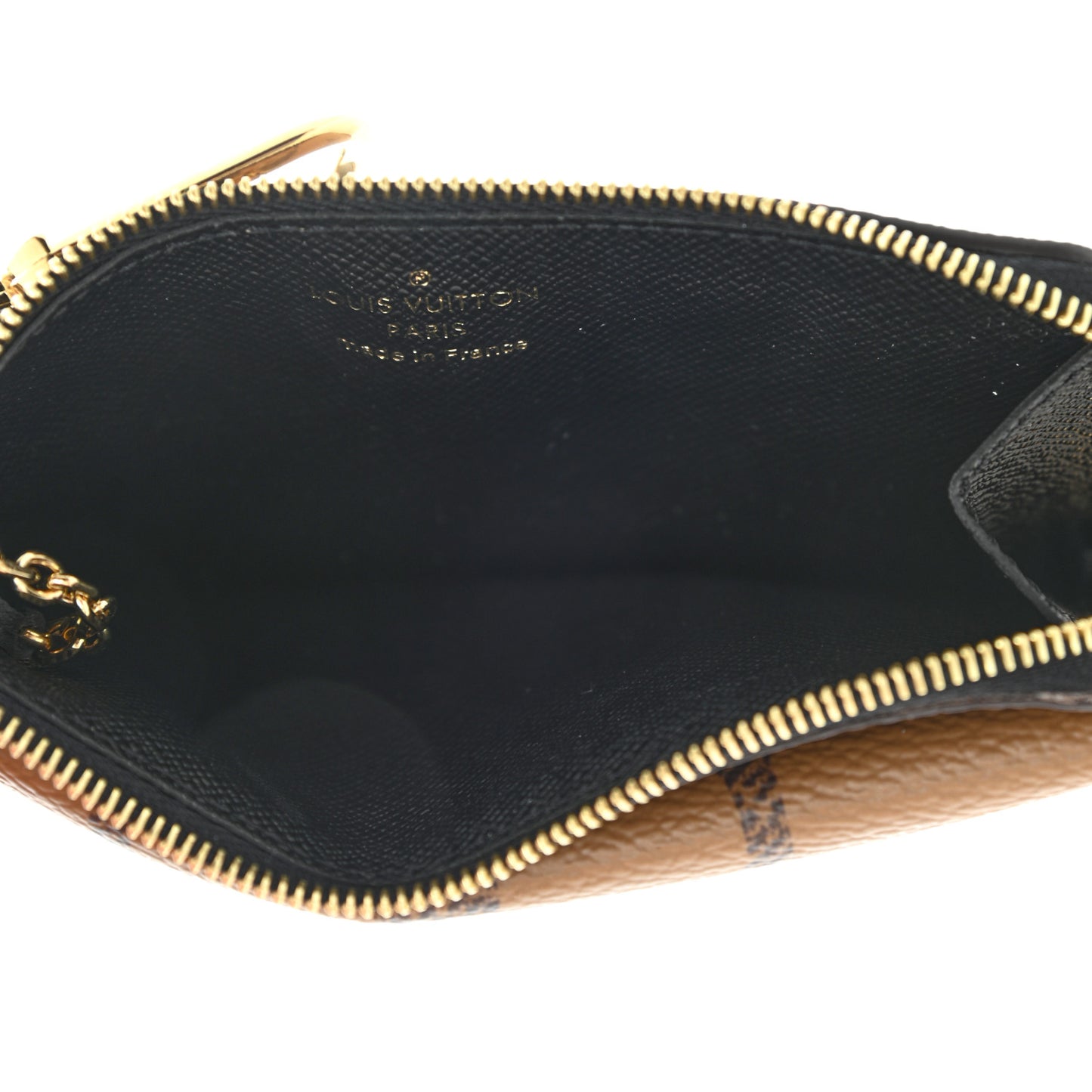 Reverse Monogram Recto Verso Card Holder Brown