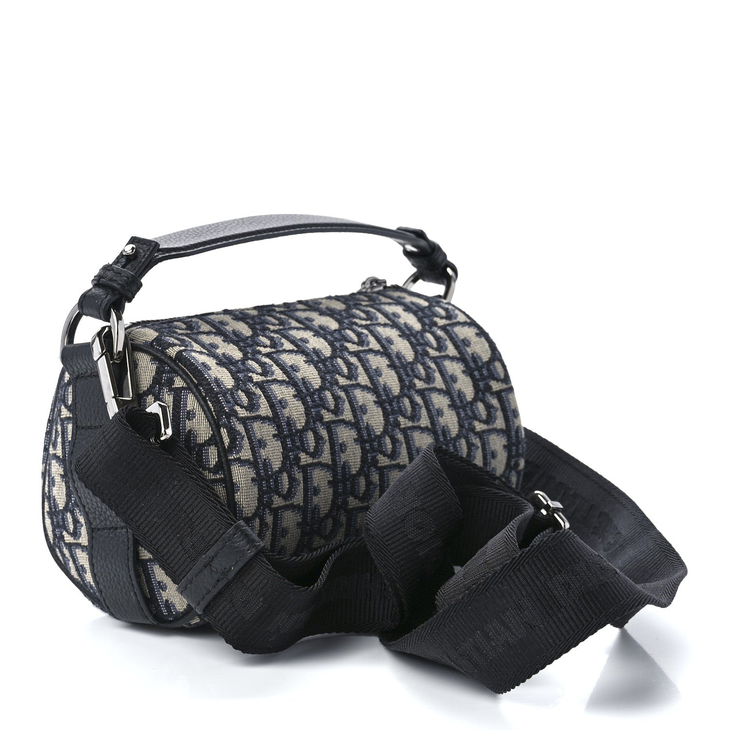 Christian Dior Oblique Mini Roller Messenger Bag Blue 3 of 10