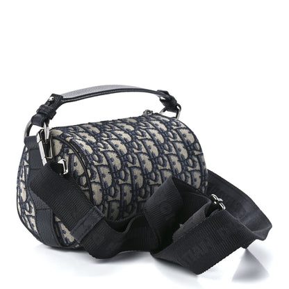 Christian Dior Oblique Mini Roller Messenger Bag Blue 3 of 10
