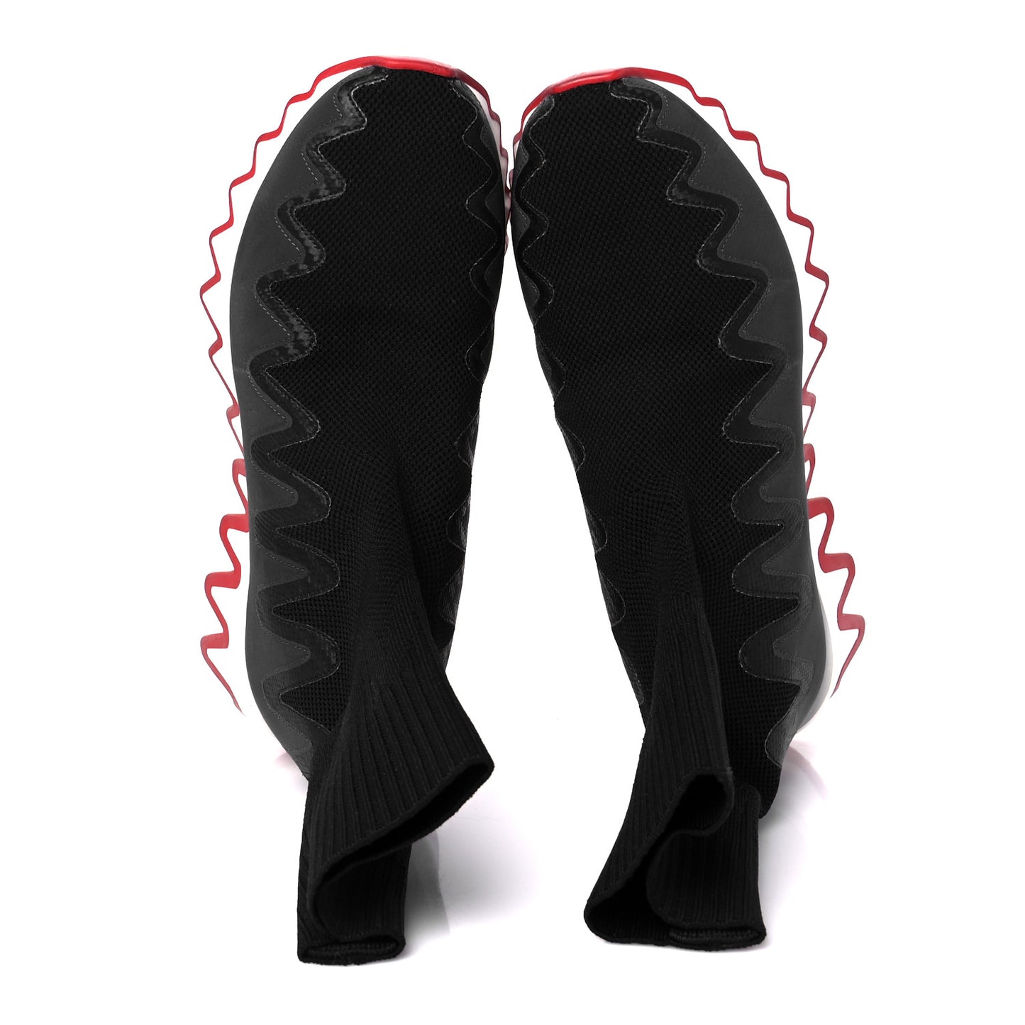 Knit Mesh Sharky Sock Sneakers 36 Black