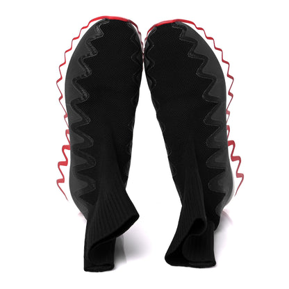 Christian Louboutin Knit Mesh Sharky Sock Sneakers 36 Black 2 of 10