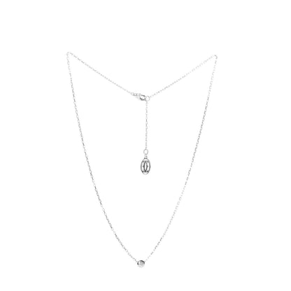 Cartier 18K White Gold Diamond SM D'Amour Pendant Necklace 3 of 5