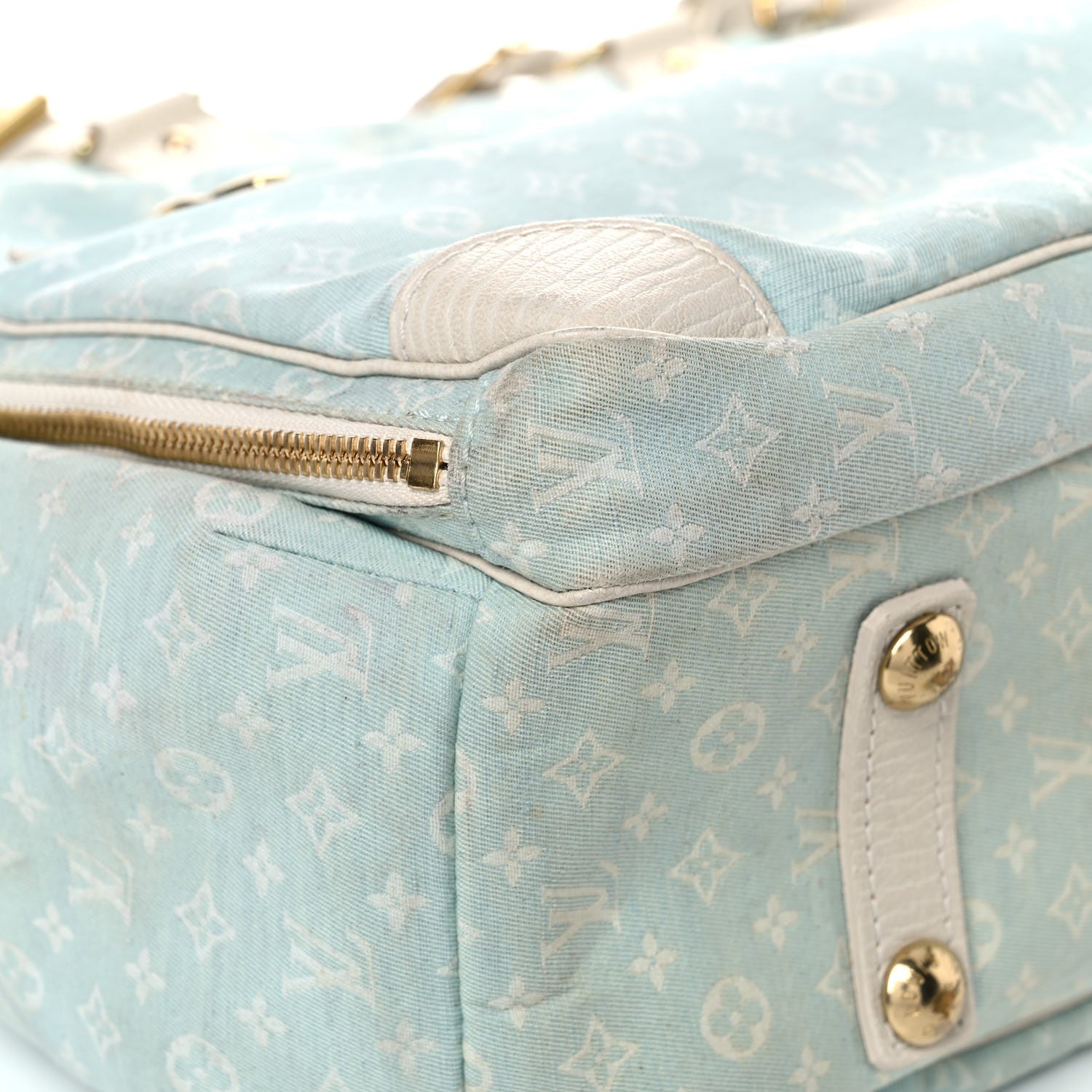 Louis Vuitton Mini Lin Sac a Langer Diaper Bag Blue 10 of 43