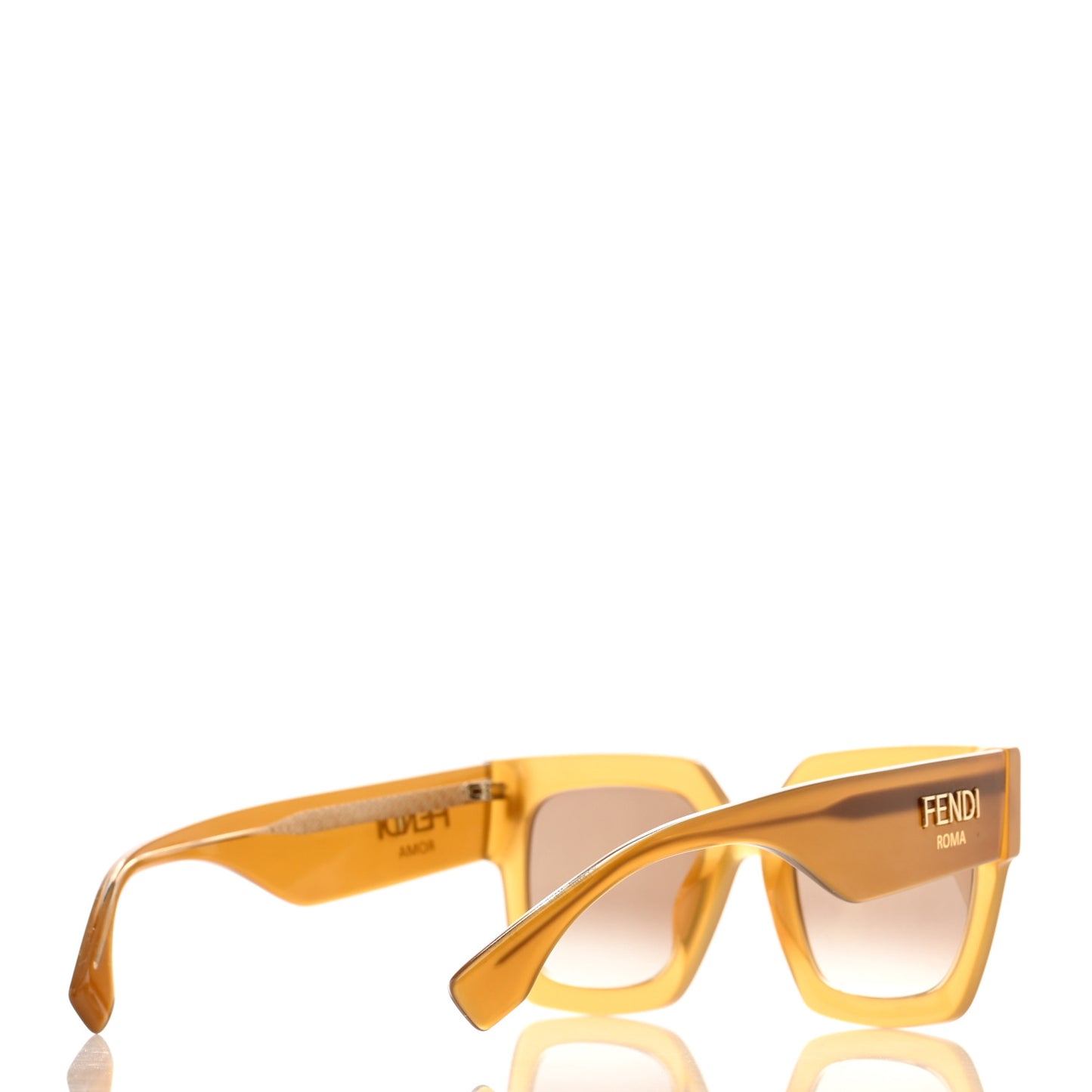 Acetate Fendi Roma Sunglasses FF 0457/G/S Brown