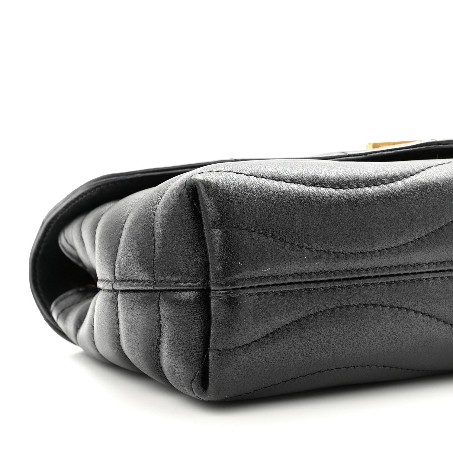 Louis Vuitton Calfskin LV New Wave Chain Bag Black 8 of 11