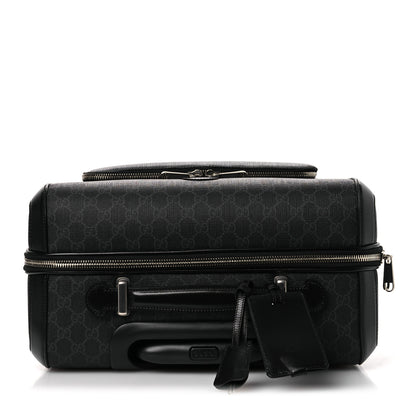 Gucci GG Supreme Monogram Calfskin Carry On Trolley Black 10 of 10